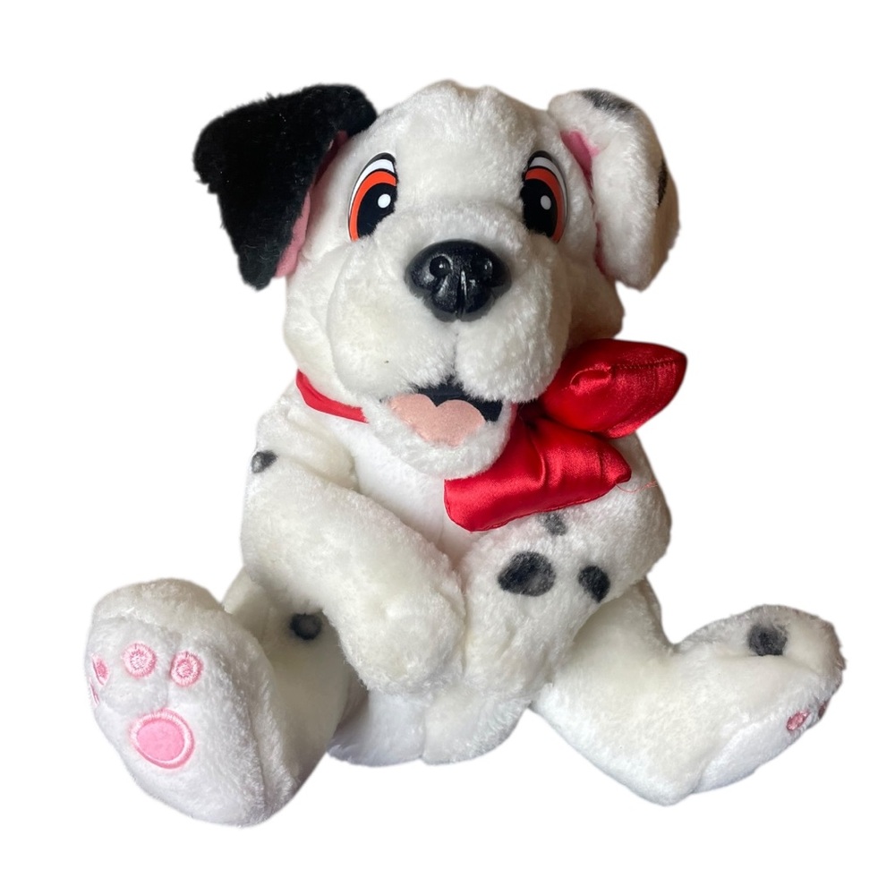 Vintage 101 dalmatiens movie Disney stuffed réversible gifts puppy dog rétro toy